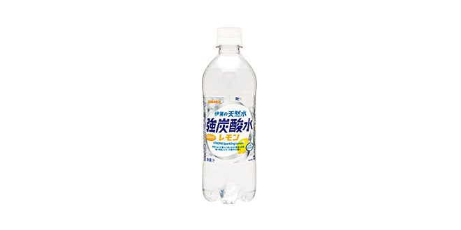 サンガリア 伊賀の天然水強炭酸水レモン