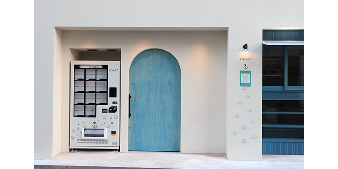 中古冷凍自動販売機設置事例/広島県広島市/パンとぼく 様
